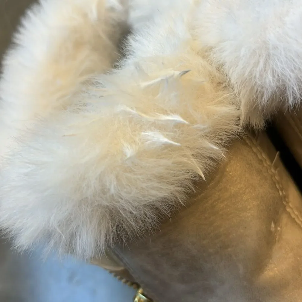 The children’s place sneakers gold glitter 3 faux fur